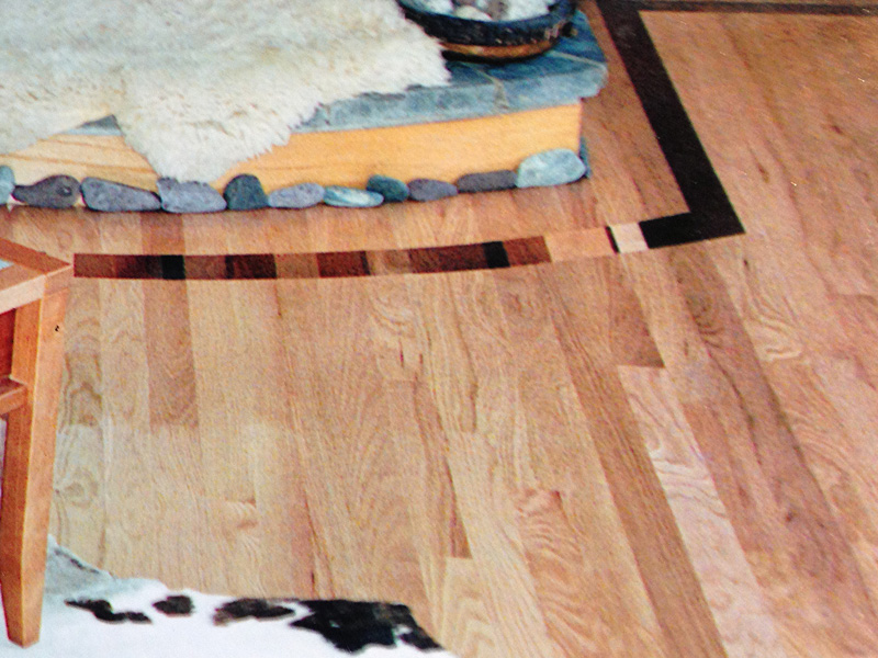 wood flooring inlay designs
